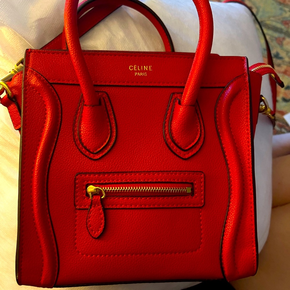 NWT CELINE Nano Luggage Bag